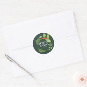 Gecko Vater Crafts Runder Aufkleber (Umschlag)