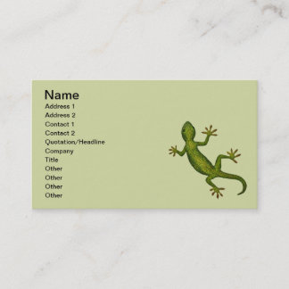 Gecko Visitenkarte