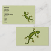 Gecko Visitenkarte (Vorne/Hinten)