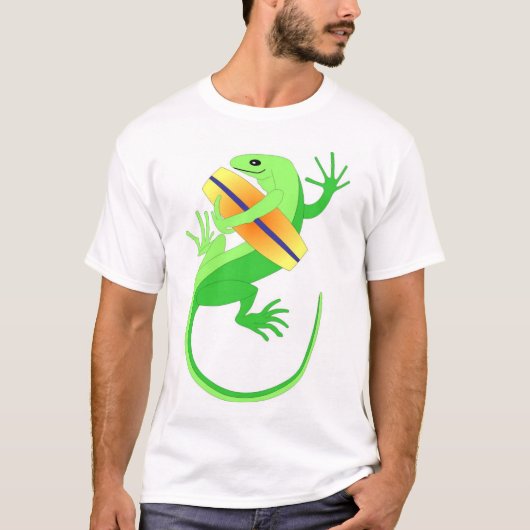 Gecko Wakeboard Brandung T-Shirt (Vorderseite)