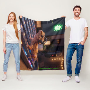 GeckoDev // Cyberpunk-Programmierer-Fleece-Decke  Fleecedecke