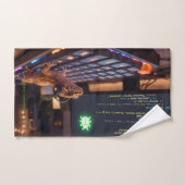 GeckoDev // Personalisiertes Cyberpunk-Programmier Badhandtuch Set (Handtuch)