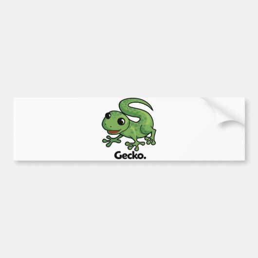 GeckoGecko. Autoaufkleber (Vorne)