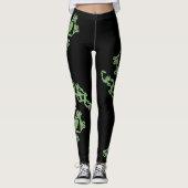 GeckoLand Green Leggings (Vorderseite)
