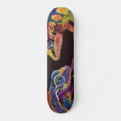 Geckos - Aborigine-Style - Skateboard Deck (Vorderseite)