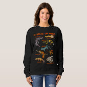 Geckos Animals of the World Crested Leopard Gecko  Sweatshirt (Vorne ganz)