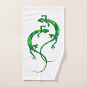 Geckos Badhandtuch Set (Handtuch)