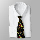 Geckos bold print necktie krawatte (Gebunden)