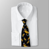 Geckos bold print necktie krawatte (Gebunden)