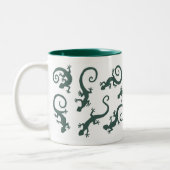 geckos_EMERALD_mug Zweifarbige Tasse (Links)