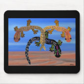 Geckos im Tal des Feuers Mousepad (Vorne)