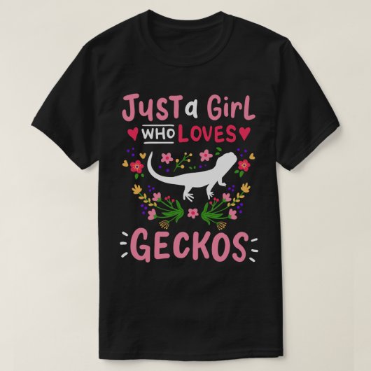 Geckos Lizard Gecko Lover T-Shirt (Design vorne)