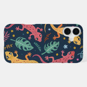 GECKOS MUSTER iPhone HÜLLE (Rückseite (Horizontal))