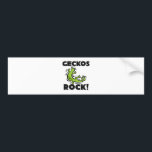 Geckos Rock Autoaufkleber<br><div class="desc">Benutzen Sie das Suchwerkzeug in meinem Shop für andere Familienwappen-Artikel. Geckos Rock Produkte erhältlich auf Hemden,  Sweatshirts,  Kids-Shirts,  Säugling-Nasen,  Aufkleber,  Magnete und vieles mehr Geckos Kleidung vollständig an Ihre Bedürfnisse angepasst. Wenn Ihnen gefällt,  was Sie sehen,  verlinken Sie bitte zu meinem Geschäft (www.zazzle.com/animalshirts) oder eine E-Mail an einen Freund.</div>