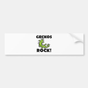 Geckos Rock Autoaufkleber