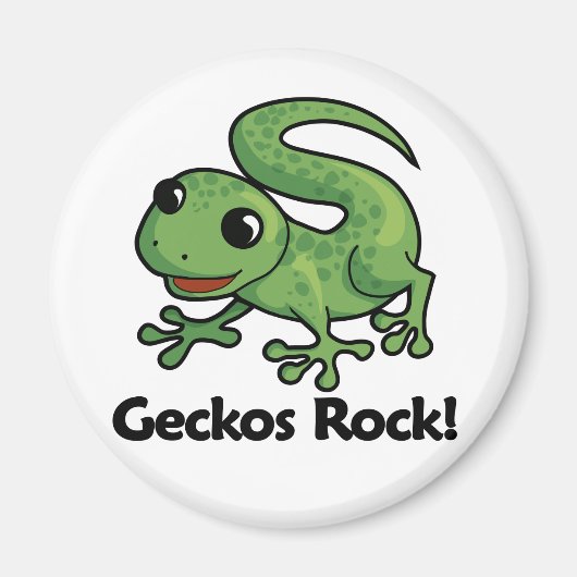 Geckos Rock! Magnet (Vorne)