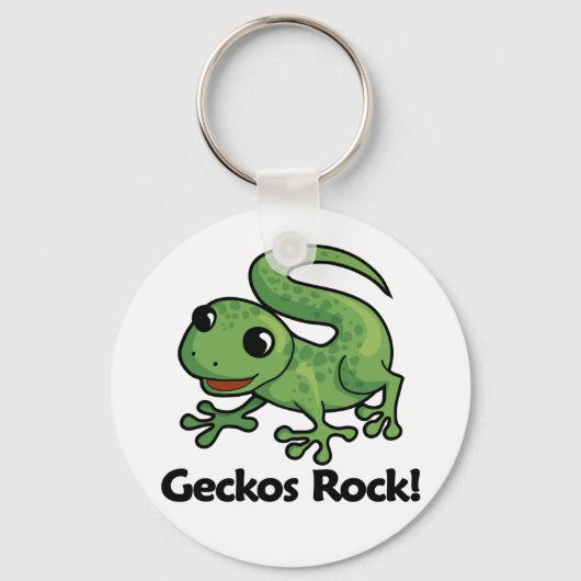 Geckos Rock! Schlüsselanhänger (Vorderseite)