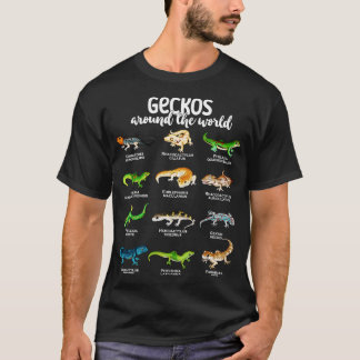 Geckos rund um die Welt Geckos T-Shirt