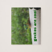 Geckos sind cooles Tierpuzzlespiel Puzzle (Vertikal)