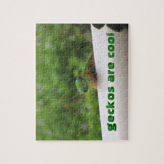Geckos sind cooles Tierpuzzlespiel Puzzle (Vertikal)