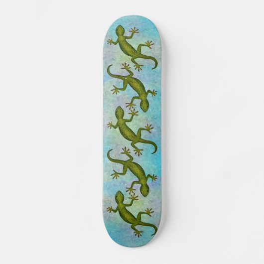 Geckos Skateboard (Vorderseite)