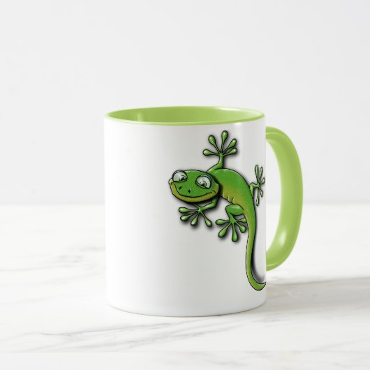Geckos Tasse (VorderseiteRechts)