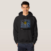 Geckos und Sonnenblumen Hoodie (Vorne ganz)