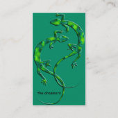 Geckos Visitenkarte (Rückseite)