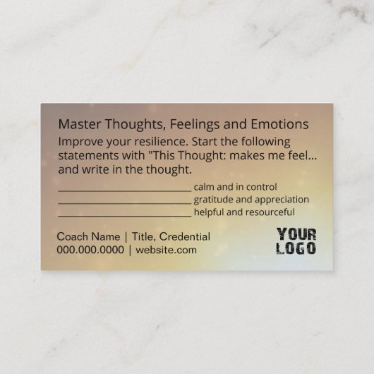 Gecoacht Karten (Rückseite)