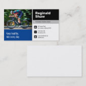 Gecoacht Radfahren | Lehrbeauftragter Visitenkarte (Vorne/Hinten)