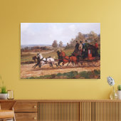 Gecoacht Szene Leinwanddruck (Insitu (Wohnzimmer))