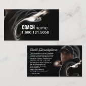 Gecoacht Visitenkarten für Selbstdisziplin Visitenkarte (Vorne/Hinten)