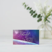 Gecoacht Visitenkarten Visitenkarte (Stehend Vorderseite)