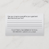 Gecoacht Visitenkarten Visitenkarte (Rückseite)