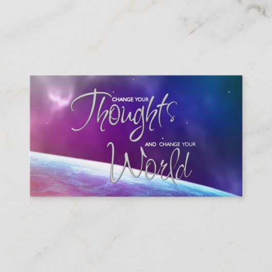 Gecoacht Visitenkarten Visitenkarte (Vorderseite)