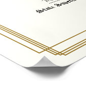 GED General High School Equivalency Diploma Copy Poster (Ecke)