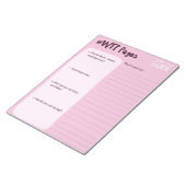 Gedächtliche Momente: psychischer Gesundheitsnotst Notizblock (angewinkelt)