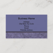 Gedächtliche Visitenkarten Visitenkarte (Rückseite)