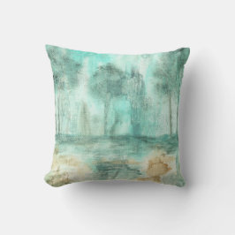 Gedächtnis, Abstrakte Landschaftsbäume Kunstmalere Kissen