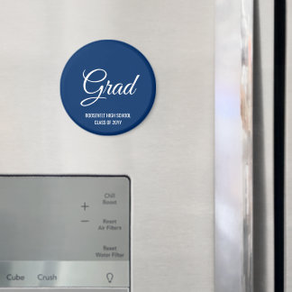 Gedächtnis der Blaublauen Modernen Graduierungspar Magnet