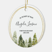 Gedächtnis der Mama Weihnachten Pine Tree Ornament (Links)