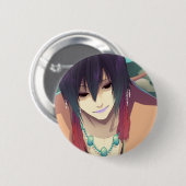 Gedächtnis f I s h Abzeichen Button (Vorne & Hinten)