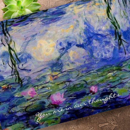 Gedächtnis für das Beileid der Lilien für den Wass Karte