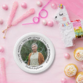 Gedächtnis für das Gedächtnis "Schwarzer Text fehl Pappteller (Party)