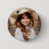 Gedächtnis für das klassische Foto der Erinnerung Button (Vorderseite)