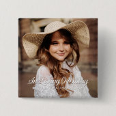 Gedächtnis für das klassische Foto der Erinnerung Button (Vorderseite)