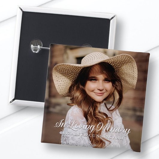 Gedächtnis für das klassische Foto der Erinnerung Button