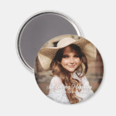 Gedächtnis für das klassische Foto der Erinnerung Magnet (Vorderseite/Rückseite)