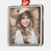 Gedächtnis für das klassische Foto der Erinnerung Ornament Aus Metall (Links)