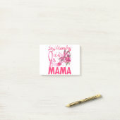 Gedächtnis für den Brustkrebs meiner Mama-Libellen Post-it Klebezettel (Auf Schreibtisch)